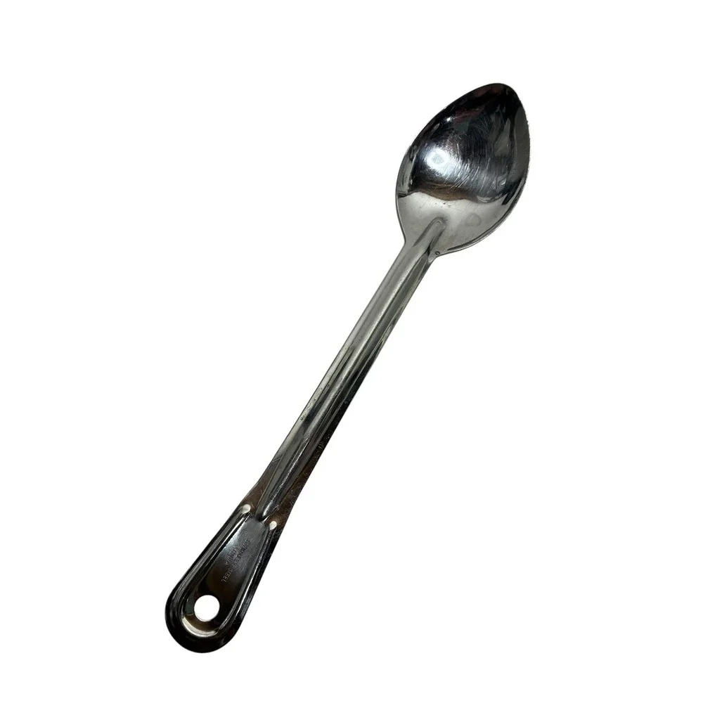 Serving Spoon Silver Stainless Steel India Solid Polished